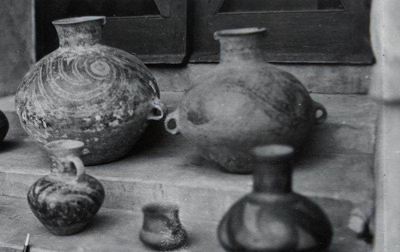 Bourdrez’s foto van zijn Fischer-aardewerk. 