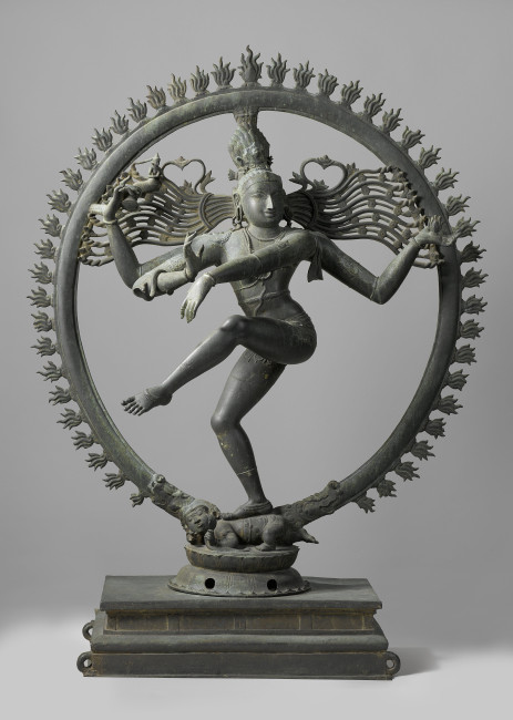 Shiva Nataraja, Tamil nadu, India, 12de eeuw, brons, h. 153 cm., Rijksmuseum, collectie KVVAK, AK-MAK-187