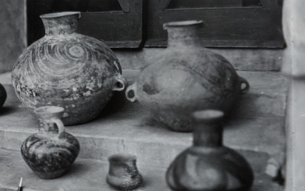 Bourdrez’s foto van zijn Fischer-aardewerk. 