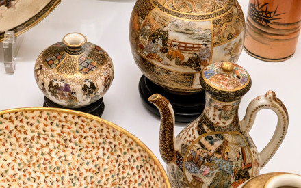 Satsuma pieces from the collection of the Princessehof National Museum of Ceramics